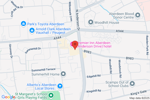 Premier Inn Aberdeen (Anderson Drive) hotel