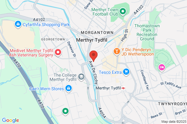 County Borough Of Merthyr Tydvil