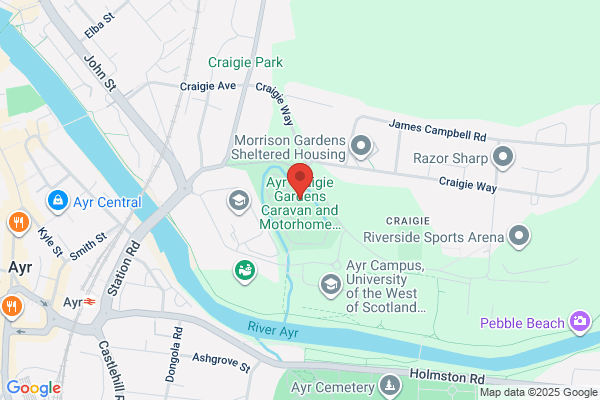 Ayr Craigie Gardens Caravan and Motorhome Club Campsite