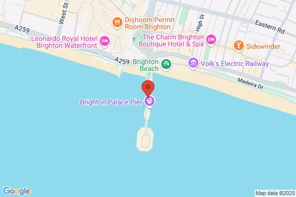 Brighton Pier Rock Shop