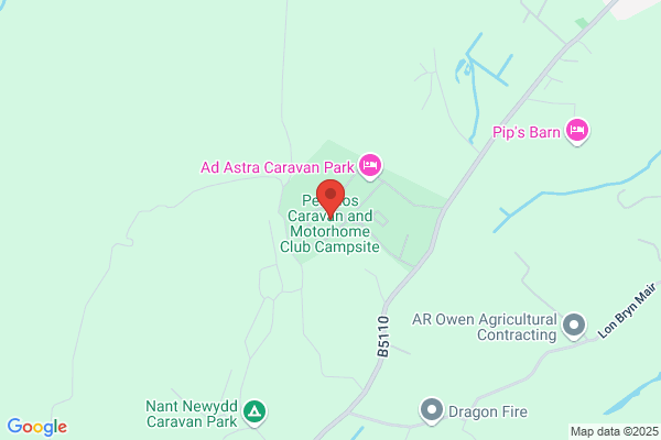 Penrhos Caravan and Motorhome Club Campsite