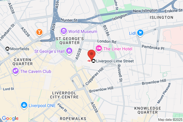 Liverpool Lime Street Railway Station