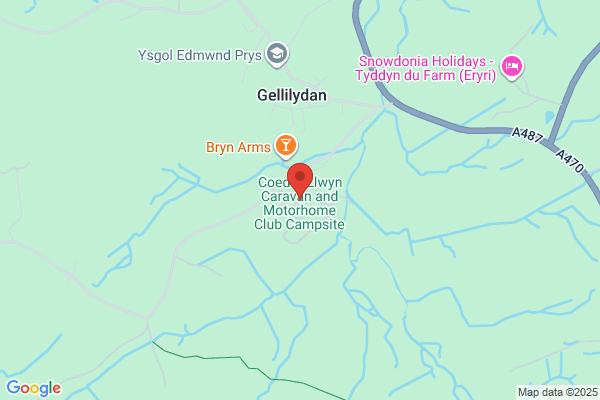 Coed-Y-Llwyn Caravan and Motorhome Club Campsite