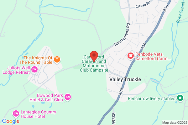 Camelford Caravan and Motorhome Club Campsite