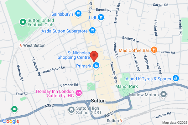 DHL Express Service Point (Robert Dyas Sutton)