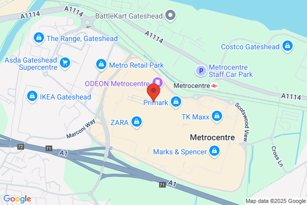 Dunston & Whickam Metro Centre