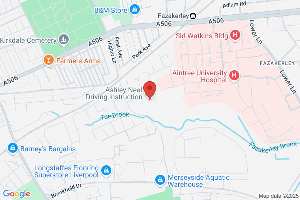 Driving lessons around Liverpool