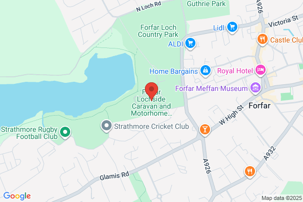 Forfar Lochside Caravan and Motorhome Club Campsite