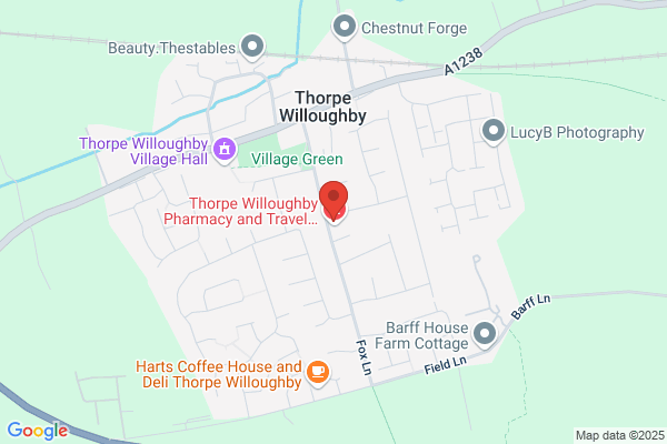 DPD Parcel Shop Location - Thorpe Willoughby Pharmacy
