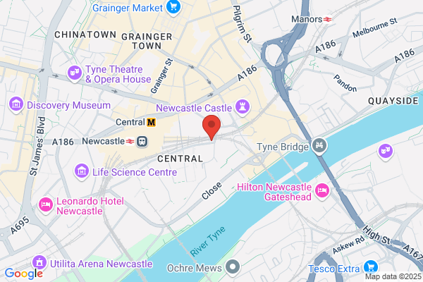Europcar Newcastle Railway Station