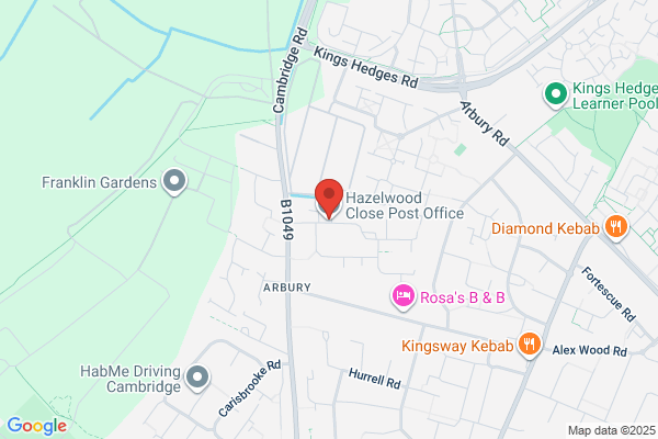 Hazelwood Close Post Office