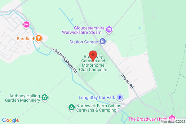 Broadway Caravan and Motorhome Club Campsite
