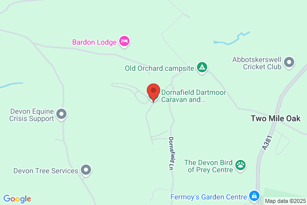 Dornafield Caravan and Motorhome Club Campsite