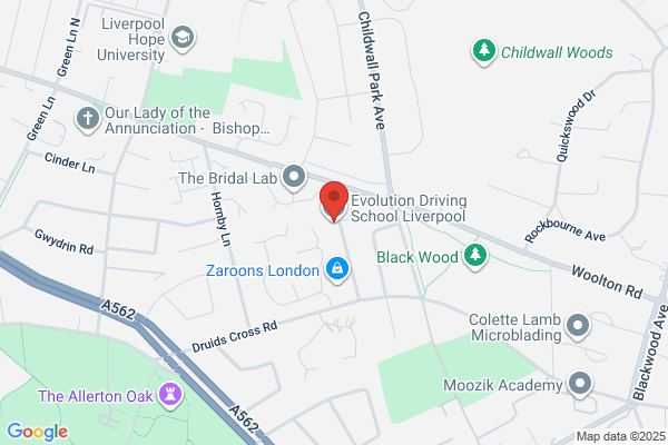 Driving lessons around Liverpool