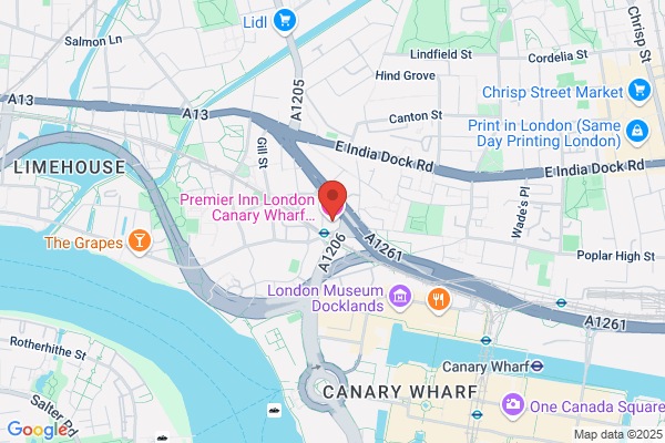Premier Inn London Canary Wharf (Westferry) hotel