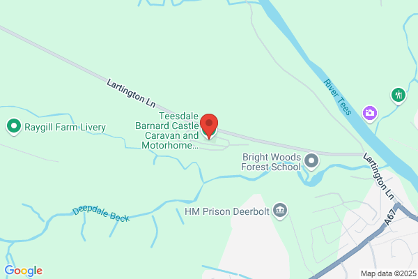 Teesdale Barnard Castle Caravan and Motorhome Club Campsite