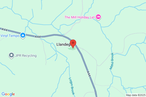 Llandegley Church In Wales