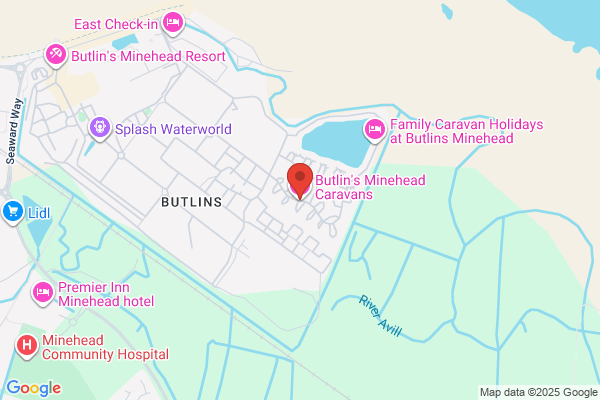 Five Caravans for Hire at Butlins Minehead