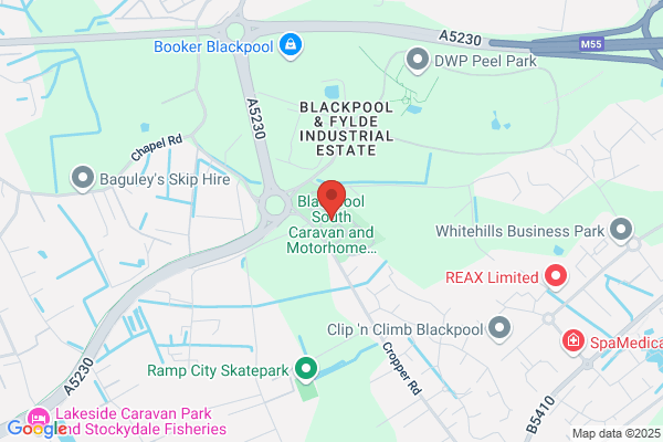 Blackpool South Caravan and Motorhome Club Campsite
