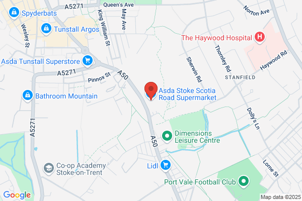 Asda Stoke Scotia Road Supermarket