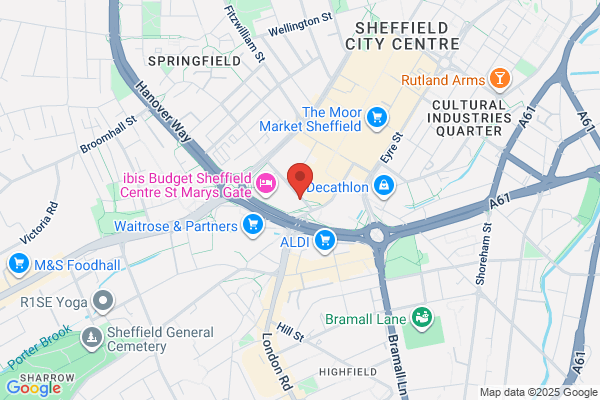 Premier Inn Sheffield City Centre (St Mary's Gate) hotel