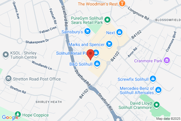 We Buy Any Car Solihull Retail Park