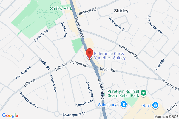 Enterprise Car & Van Hire - Shirley