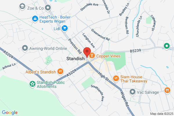 DPD Parcel Shop Location - Standish Pharmacy ltd