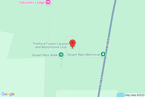 Thetford Forest Caravan and Motorhome Club Campsite