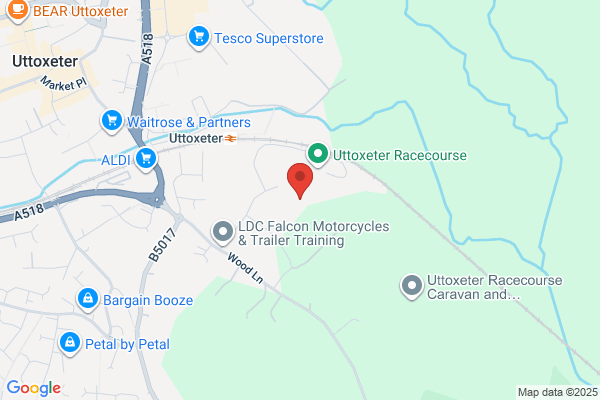 Uttoxeter Racecourse Caravan and Motorhome Club Campsite - CLOSED
