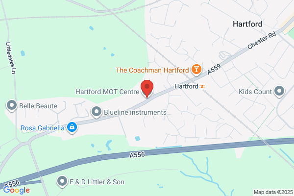 Hartford MOT Centre Homestead Garage & Northwich MOT Centre