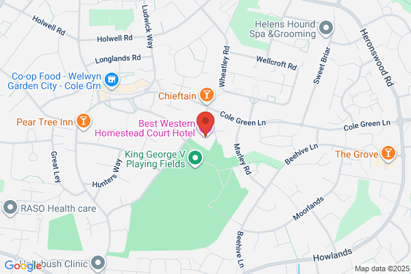 Best Western Welwyn Garden City Homestead Court Hotel
