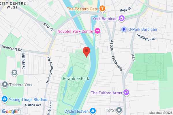 York Rowntree Park Caravan and Motorhome Club Campsite